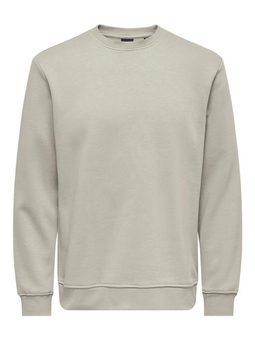 Se Only & Sons Sweatshirt 'CONNOR'  grå / lysegrå ved About You