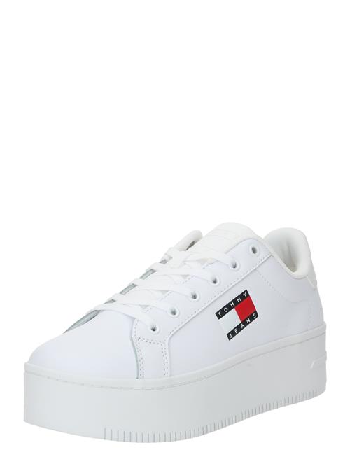 Tommy Jeans Sneaker low 'Essential'  marin / rød / hvid