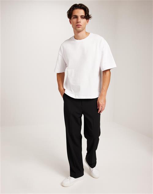 Que Sera Sera Boxy Blank Tee Oversized t-shirts Hvid