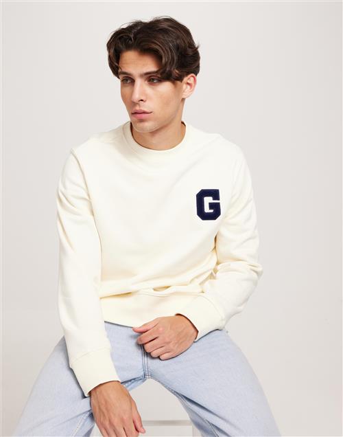 Gant G Graphic C-Neck Sweatshirts Beige