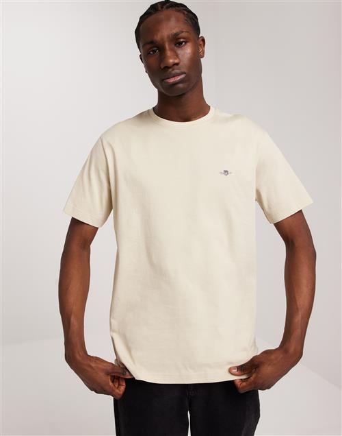 Gant Reg Shield Ss T-Shirt T-Shirt & Singletter Beige