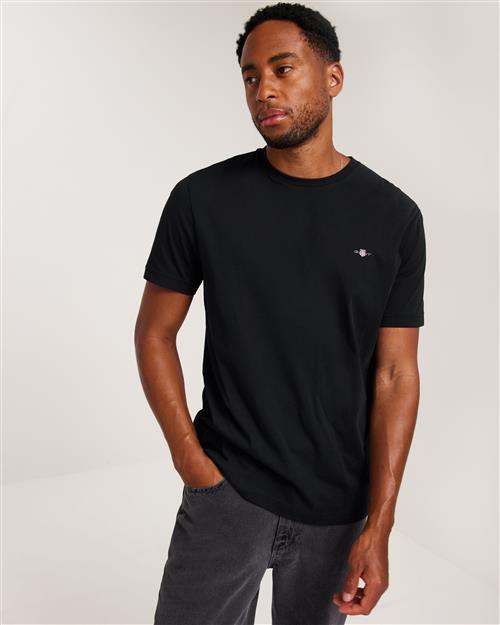 Gant Reg Shield Ss T-Shirt T-Shirt & Singletter Sort