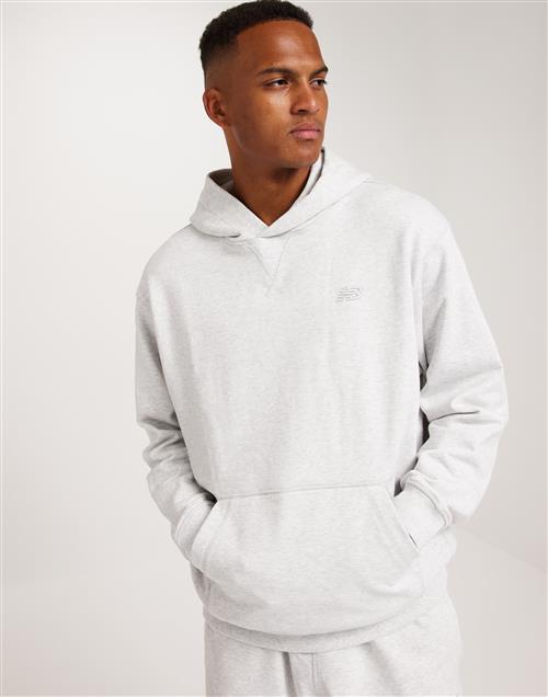 New Balance Athletics French Terry Hoodie Hoodies Hvid