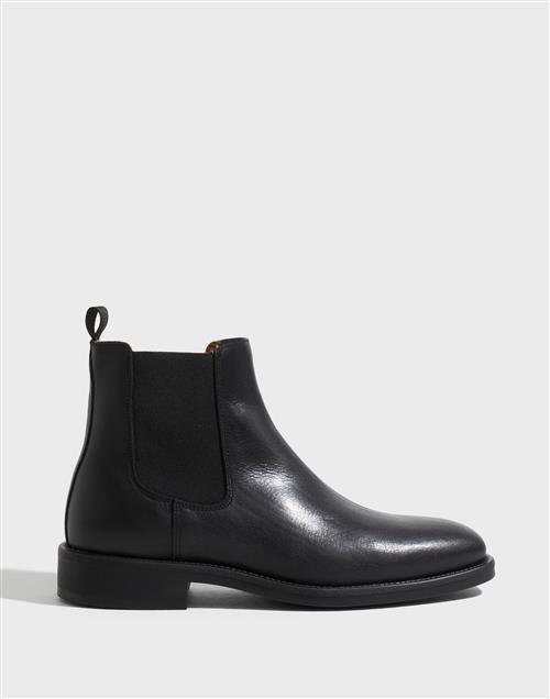 Selected Homme Slhjoseph Leather Chelsea Boot Noos Chelsea boots Sort