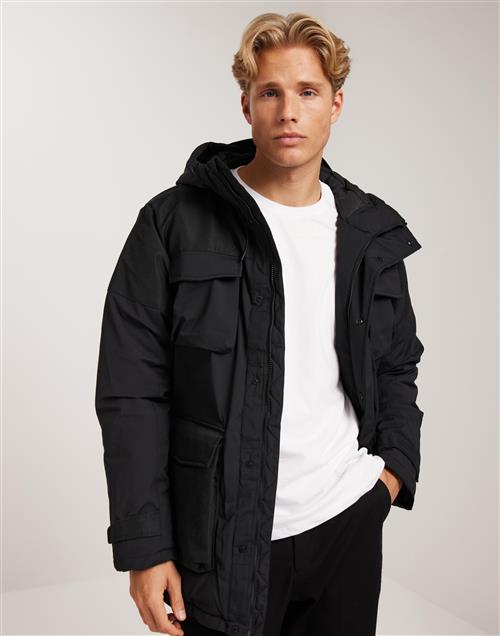 Selected Homme Slhron Parka Vinterjakker Sort