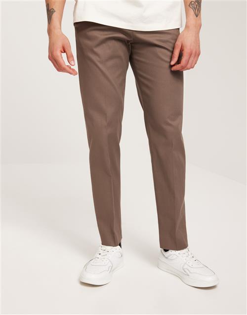 Selected Homme SLH196-Straight Gibson Chino Chinos Brun