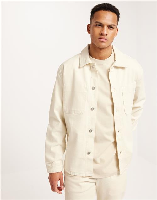 Selected Homme Slhjake 3411 Colored Overshirt W Overshirts Beige