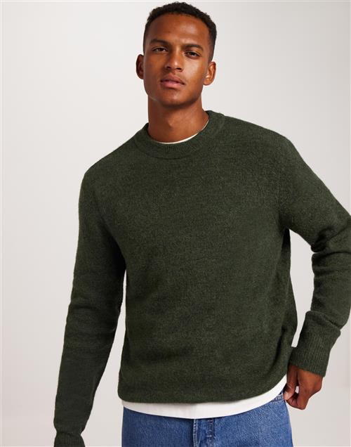 Casual Friday CFKARL 0161 crew neck knit Striktrøjer Grøn