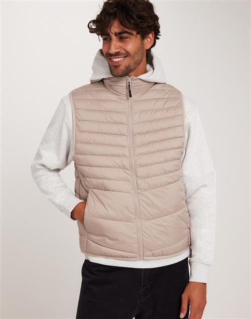 Jack & Jones Jjestate Packable Bw Collar Noos Veste Beige