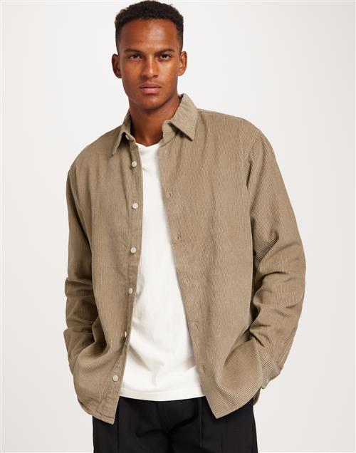 Jack & Jones Jjcorduroy Overshirt Ls Overshirts Beige