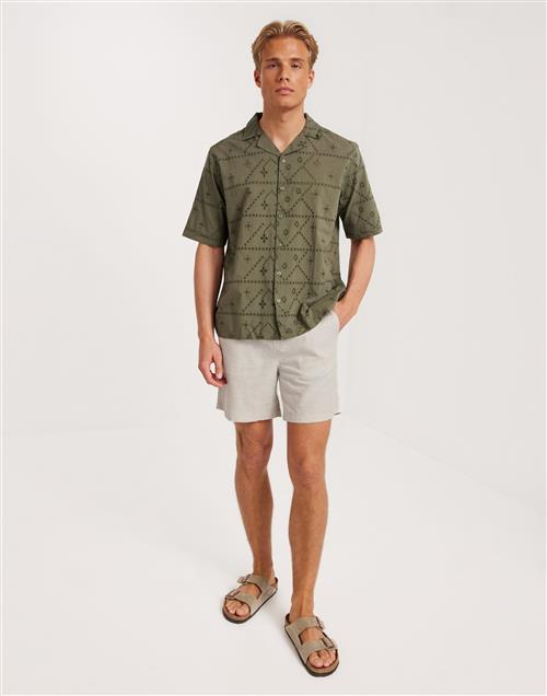 Jack & Jones Jpstjaiden Summer Jogger Short Srt Hørshorts Grå