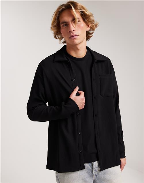 Jack & Jones Jprblaplisse Ls Shirt Svarta skjortor Sort