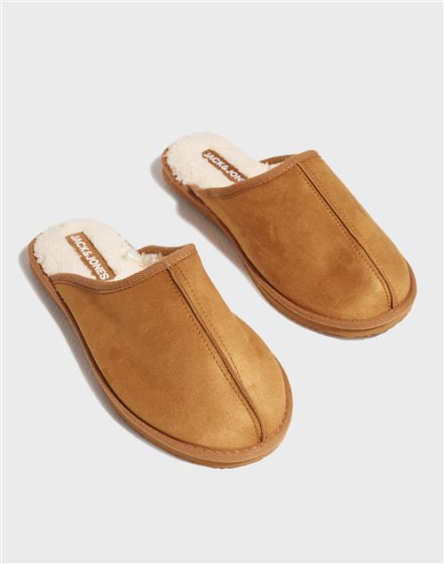 Jack & Jones Jfwdudely Microfiber Slipper Almon Varmforede tøfler Brun