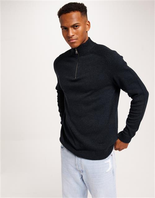 Only & Sons Onsedward Reg 7 Wool Half Zip Knit Striktrøjer Blå