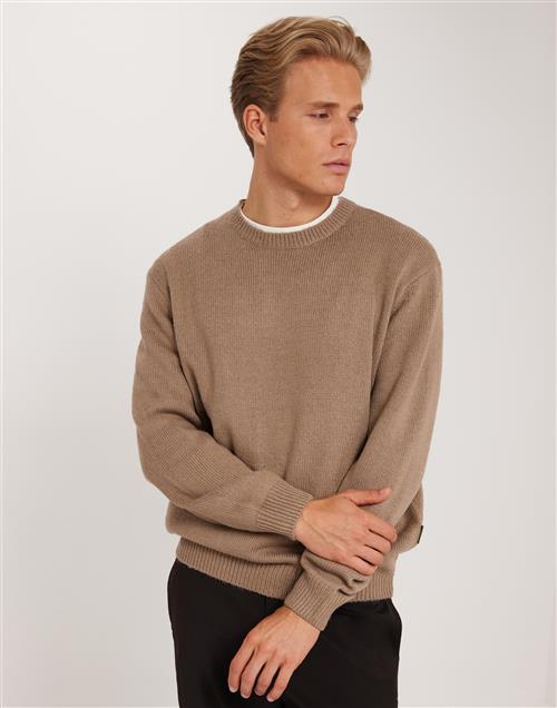 Only & Sons Onsanthony Reg 5 Crew Knit Sweatshirts Brun