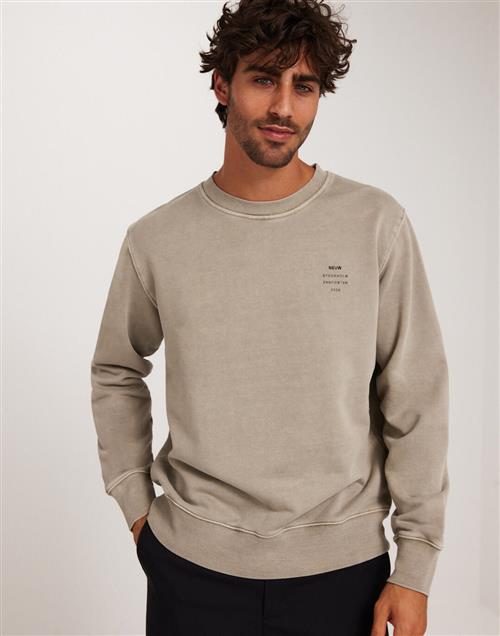 Neuw Neuw Crew Sweatshirts Beige