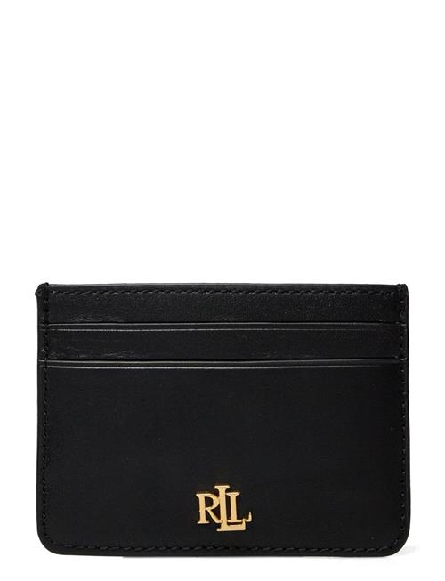 Lauren Ralph Lauren Leather Card Case Lauren Ralph Lauren Black