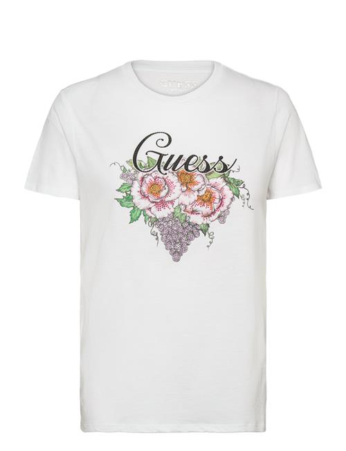 GUESS Jeans Ss Grape Vine Logo Easy Tee GUESS Jeans White