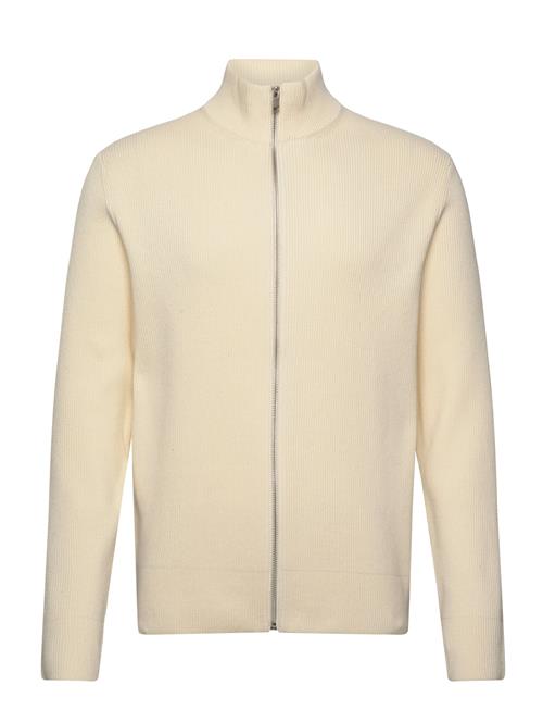 Knitted Zip Cardigan Lindbergh Cream