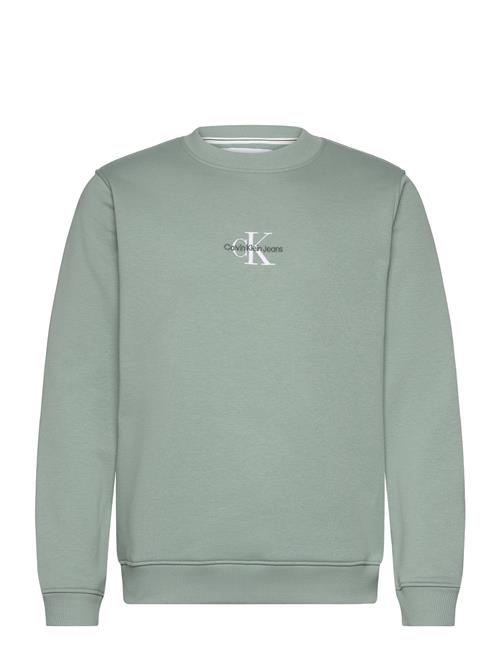 Calvin Klein Jeans Monologo Crew Neck Calvin Klein Jeans Green