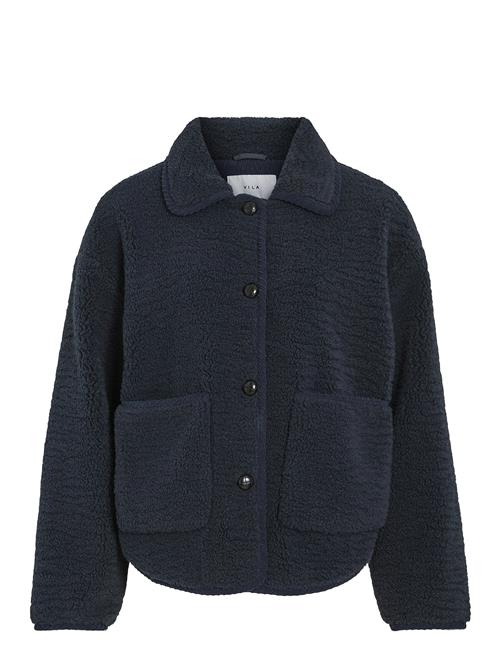 Vila Vimelusa Teddy Jacket Vila Navy