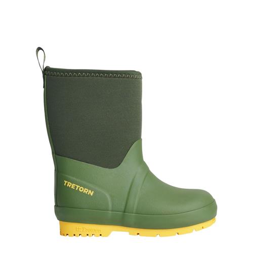 Tretorn Neopren gummistøvler Bronze Green | Grønn | 24 EU