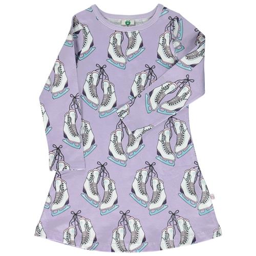 Småfolk Dress with ice skates Orchid Petal Orchid Petal Ice Skates Tennis Dress i Purple | Lilla | 1-2 years