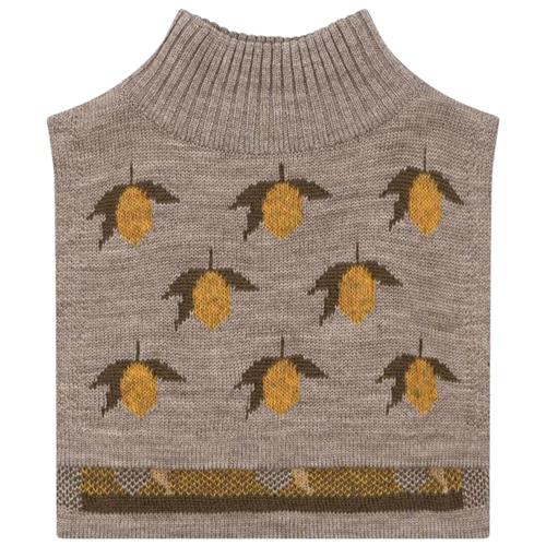 Se Konges Sløjd Belou Lemon Knit Neckwarmer - Lemon | Beige | 5-8 years ved Babyshop