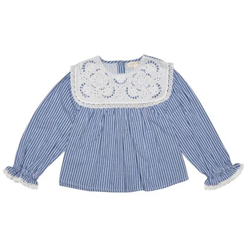 Se Louise Misha Henriette Bluse Sonnet Vichy | Blå | 6 years ved Babyshop