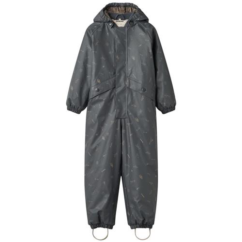 Wheat Thermo Rainsuit Aiko Ink Pocket Treasures | Blå | 98 cm