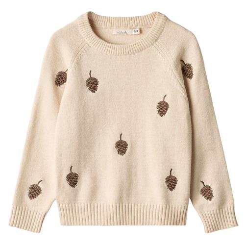 Fliink Benna Cone Pullover Sandshell | Beige | 6 years