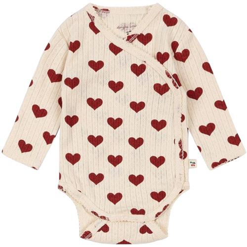 Se Konges Sløjd Minnie Newborn Body Gots - Amour Rouge | Rød | 0-1 months ved Babyshop