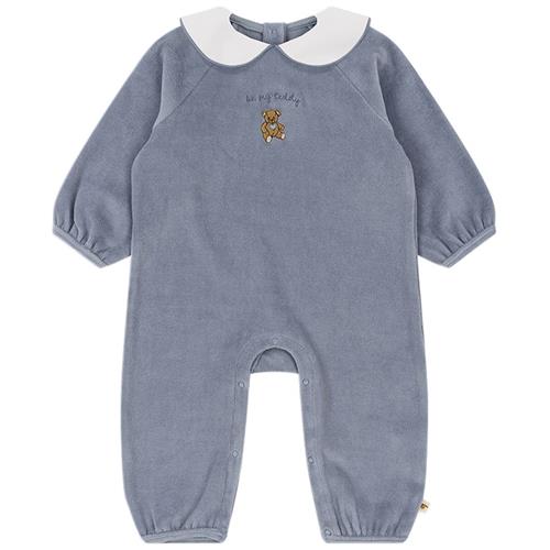 Konges Sløjd Miffa Onesie Gots - Tradewinds | Grå | 12 months