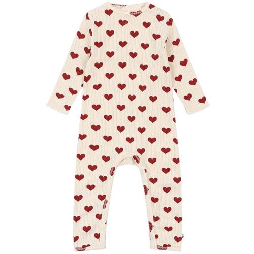 Konges Sløjd Minnie Onesie Gots - Amour Rouge | Rød | 12 months