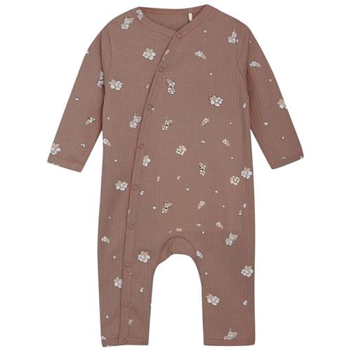 Fixoni Nightsuit Rib Deep Taupe Natsæt Babygrow Deep Taupe | Brun | 92 cm