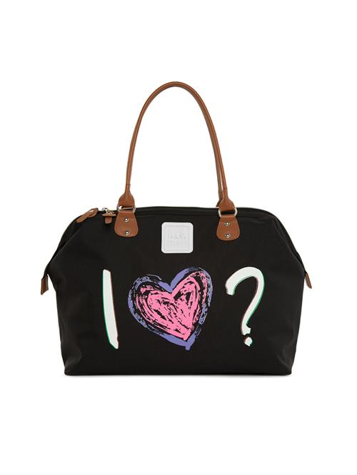 Bagmori Shopper 'Love'  blå / pink / sort / hvid