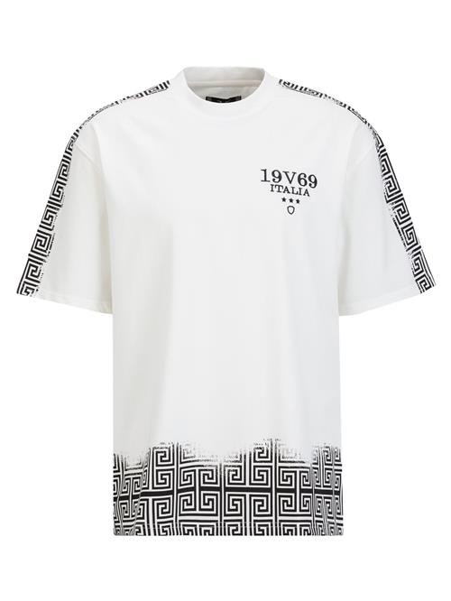 19V69 ITALIA Bluser & t-shirts 'TAMARO'  sort / offwhite