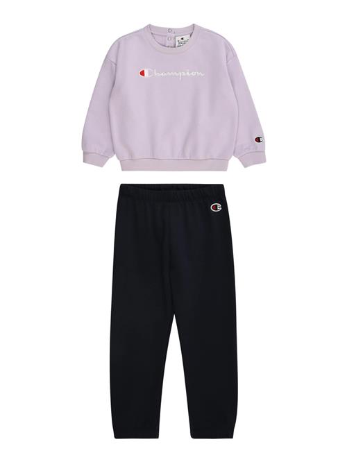 Champion Authentic Athletic Apparel Joggingdragt  pastellilla / rød / sort / hvid