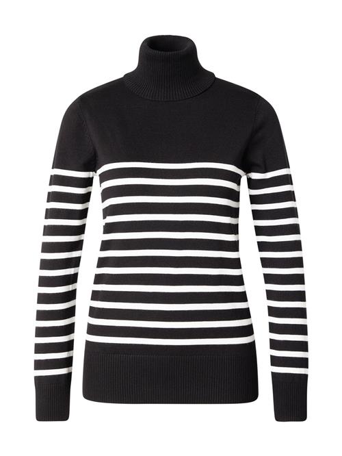 SAINT TROPEZ Pullover 'Mila'  sort / hvid