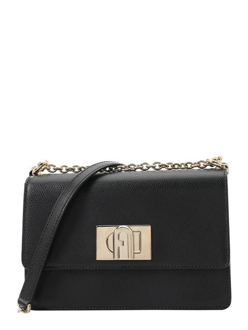 Se FURLA Skuldertaske '1927 MINI'  guld / sort ved About You