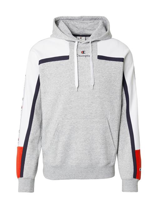 Se Champion Authentic Athletic Apparel Sweatshirt  mørkeblå / grå-meleret / rød / hvid ved About You