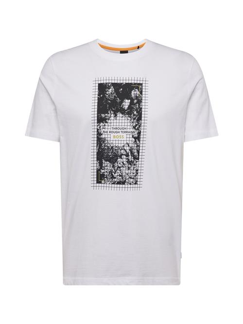 Se BOSS Bluser & t-shirts 'Metropolitan'  citron / sort / hvid ved About You