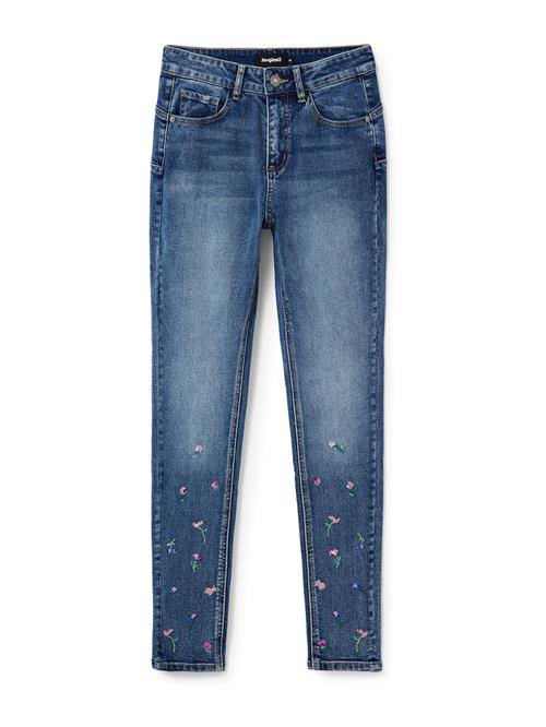 Desigual Jeans 'VIENA'  blå / blue denim / grøn / pink