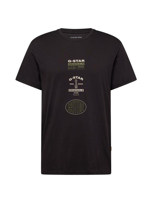 G-STAR Bluser & t-shirts  lysegrøn / sort / hvid