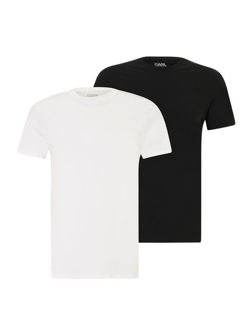 Se Karl Lagerfeld Bluser & t-shirts  grå / sort / hvid ved About You