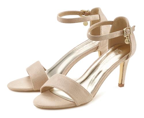 LASCANA Sandaler med rem  nude