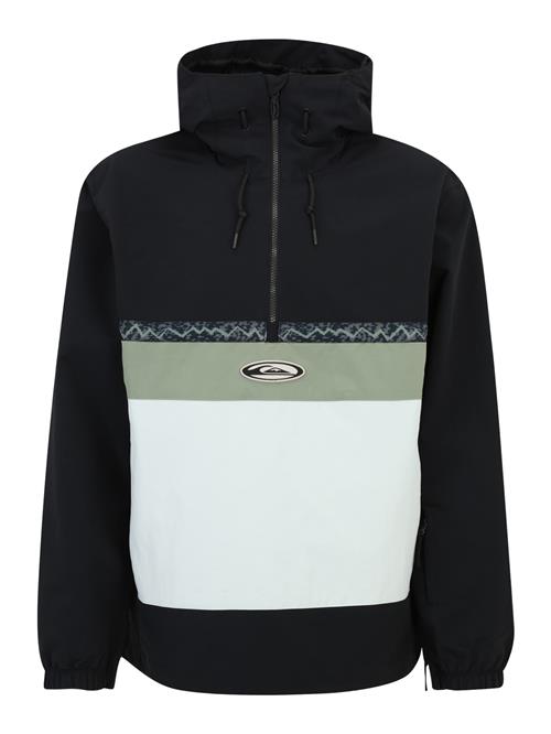 QUIKSILVER Sportsjakke 'STEEZE'  lysegrøn / sort / hvid