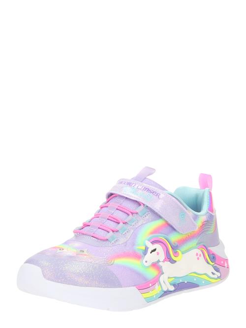 Se SKECHERS Sneakers 'Unicorn Chaser'  turkis / gul / lavendel / lys pink ved About You