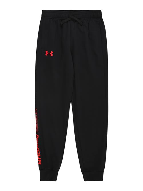 UNDER ARMOUR Sportsbukser 'BRAWLER 2.0'  rød / sort