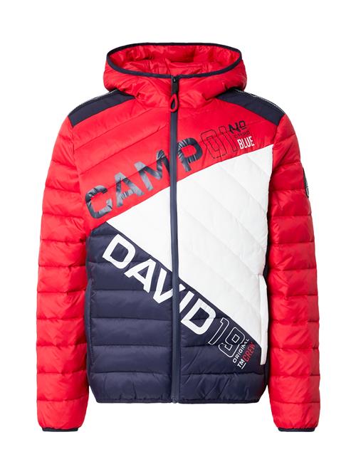 CAMP DAVID Overgangsjakke  mørkeblå / rød / offwhite